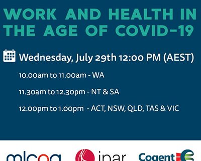 Webinar - Work and Health in the Age of COVID-19