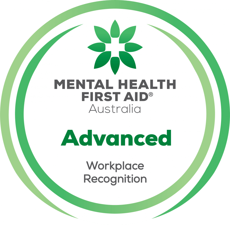 Mental Health First Aid Australia - Advanced Workplace Recognition